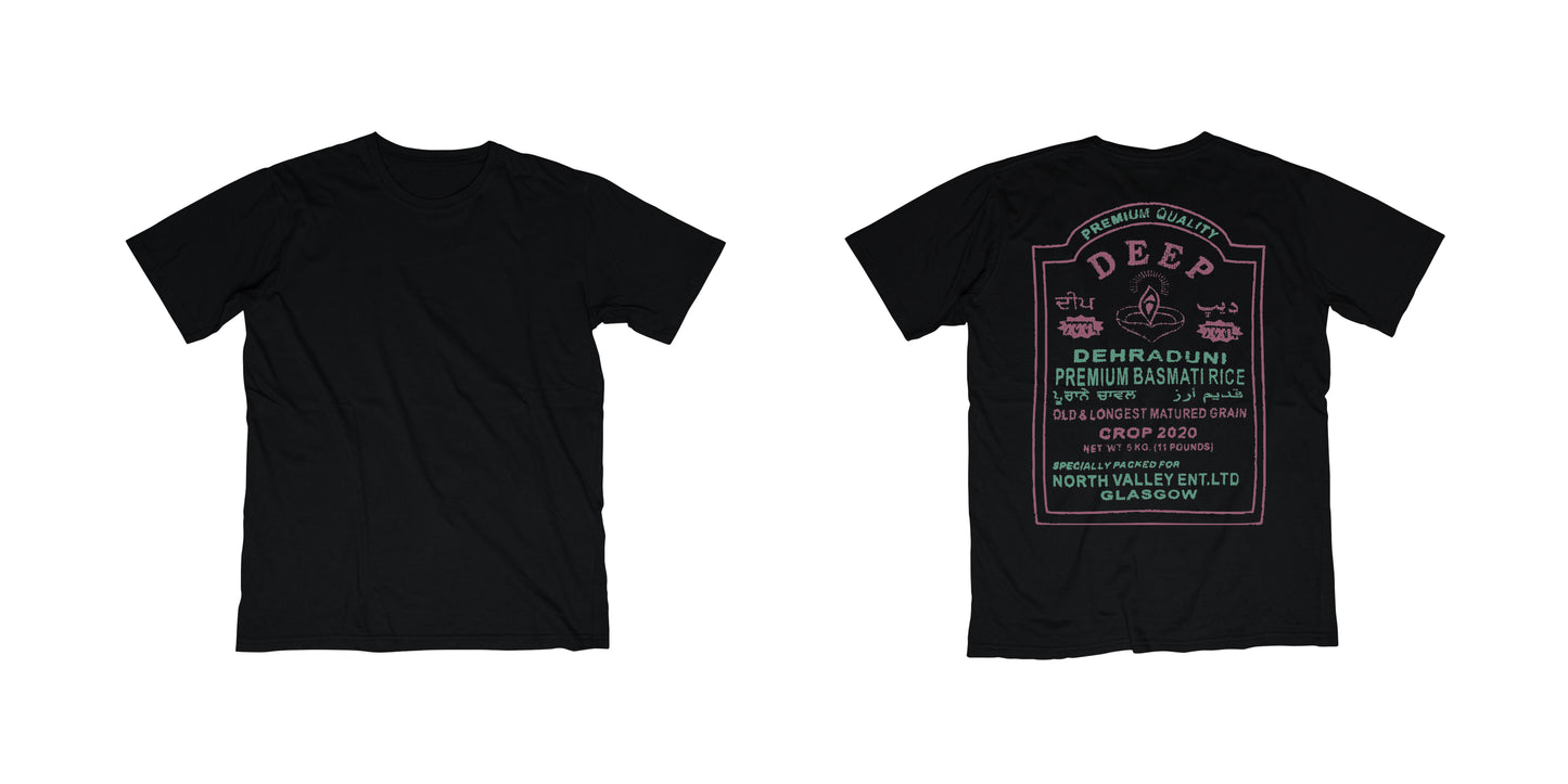 DEEP Rice Glasgow Graphic T-shirt Black