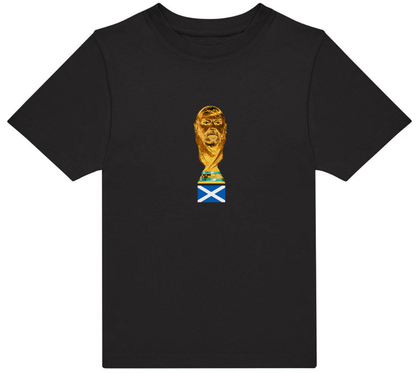 Steve Clarke Scotland World Cup 2026 Graphic T-shirt. First World Cup since 1998 led by Steve Clarke. We'll be coming. DTF printed onto premium heavyweight cotton T-shirt. Made in Glasgow. Scotland t-shirts.