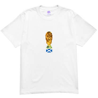 Steve Clarke Scotland World Cup 2026 Graphic T-shirt. First World Cup since 1998 led by Steve Clarke. We'll be coming. DTF printed onto premium heavyweight cotton T-shirt. Made in Glasgow. Scotland t-shirts.