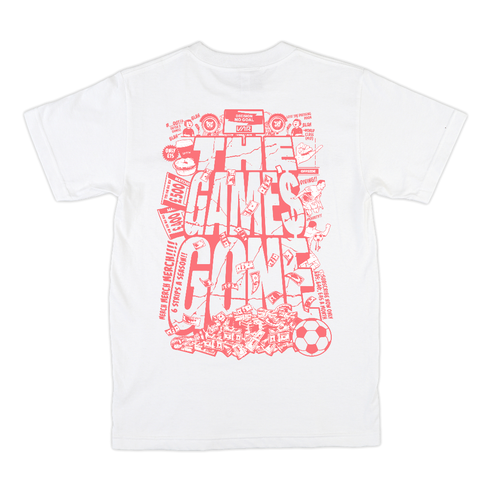 The Game's Gone Football Graphic Tshirt     