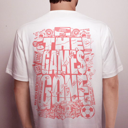 The Game's Gone Football Graphic Tshirt    