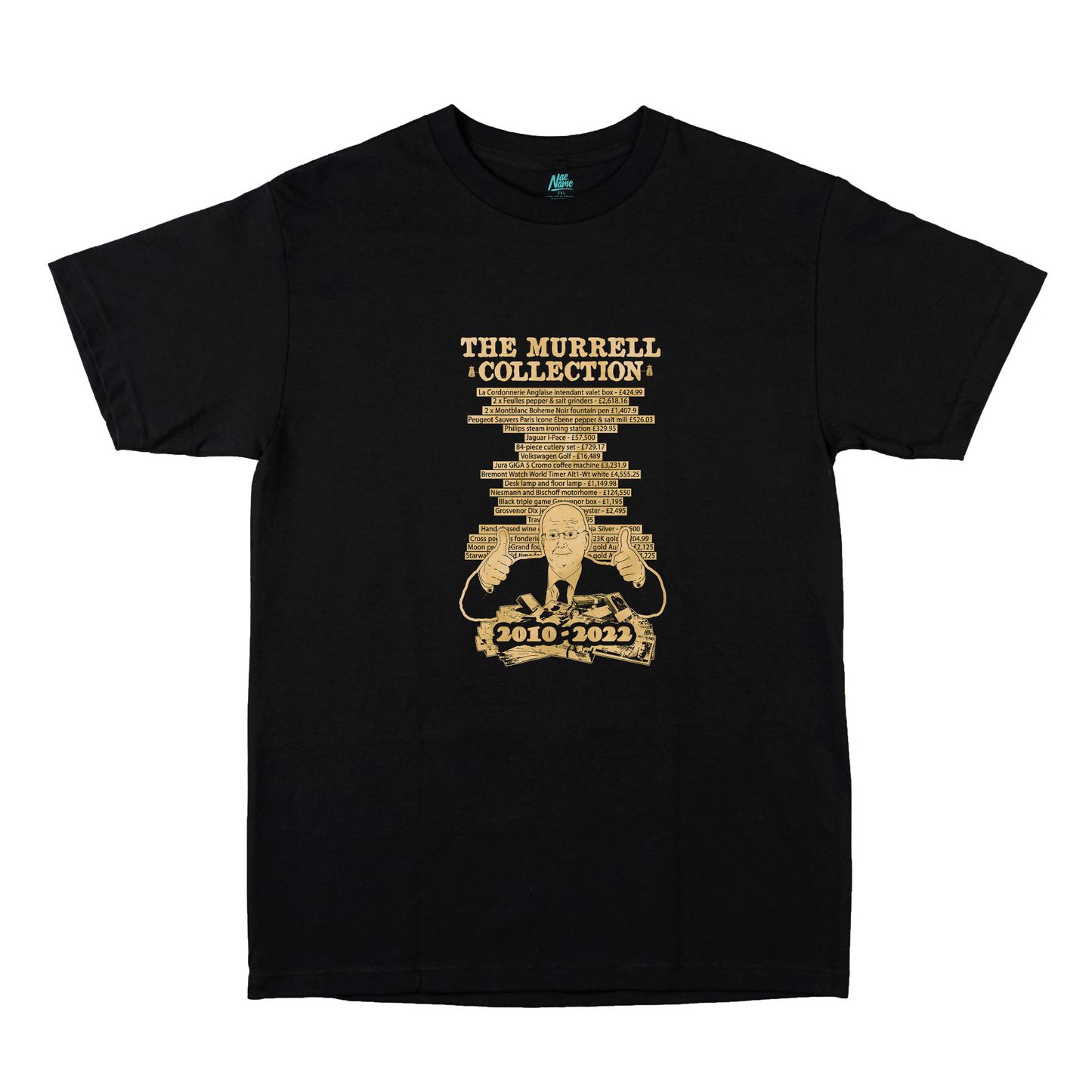 The Murrell Collection - Peter Murrell Graphic T-shirt, DTF printed onto premium heavyweight cotton T-shirt. Made in Glasgow. Scotland t-shirts.