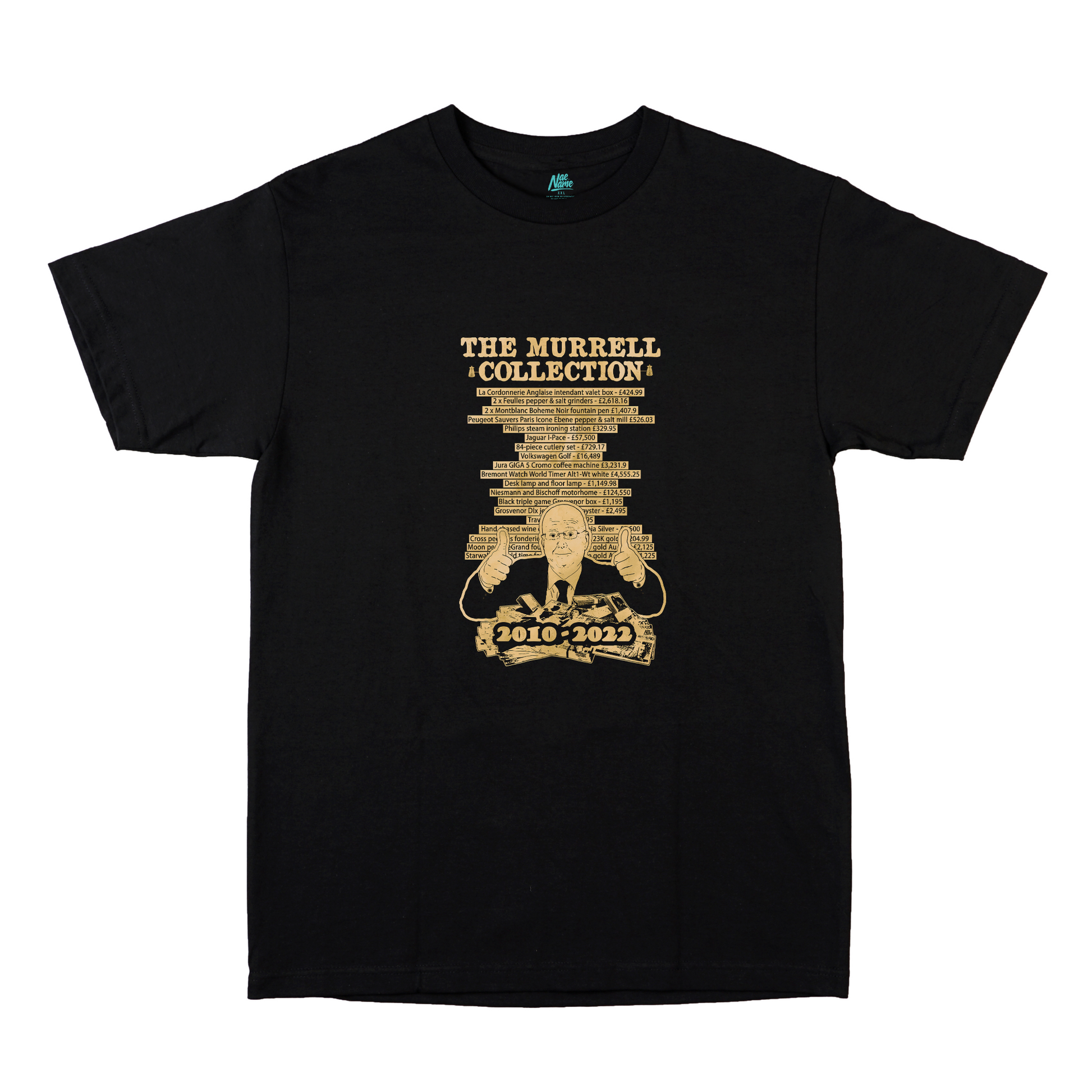The Murrell Collection - Peter Murrell Graphic T-shirt, DTF printed onto premium heavyweight cotton T-shirt. Made in Glasgow. Scotland t-shirts.