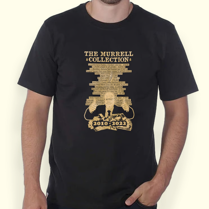 The Murrell Collection - Peter Murrell Graphic T-shirt, DTF printed onto premium heavyweight cotton T-shirt. Made in Glasgow. Scotland t-shirts.